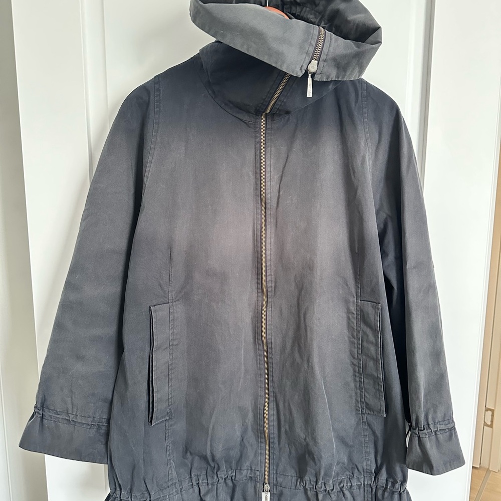 Avant garde windbreaker jacket high collar